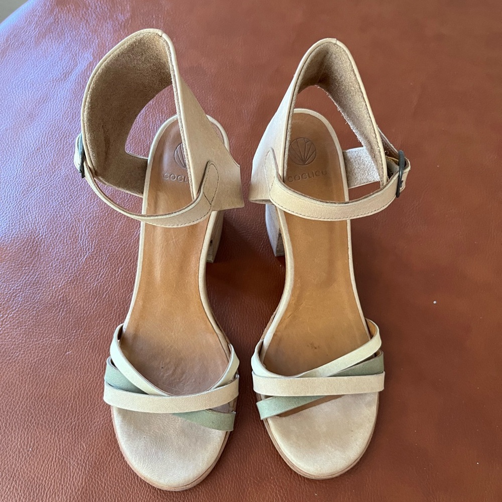 Pink neutral nude Coclico heels - Picture 3 of 6